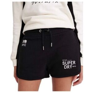 Superdry NYC Sweat Shorts Athleisure Lounge Preppy Streetwear Gym Running Sporty